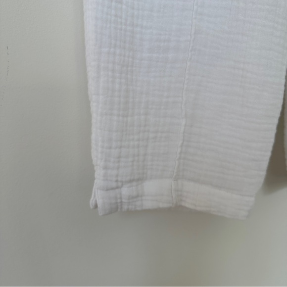 J. Crew Cotton Gauze Summer Pants Lightweight White Pant - Picture 3 of 9